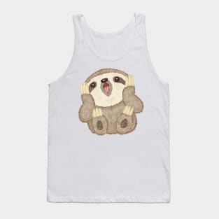 Surprised Sloth Tank Top